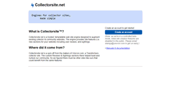 Desktop Screenshot of collectorsite.net