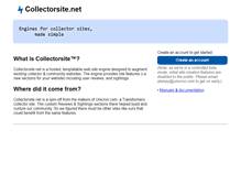 Tablet Screenshot of collectorsite.net